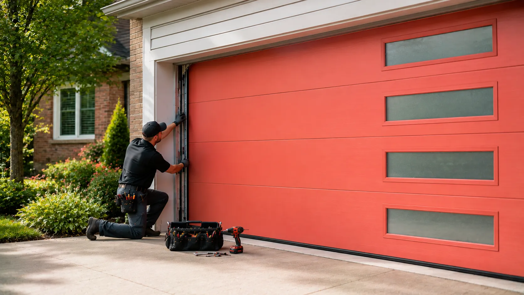Garage door repair built around Cleveland's housing, not a script